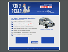 Tablet Screenshot of kingseals.com.au